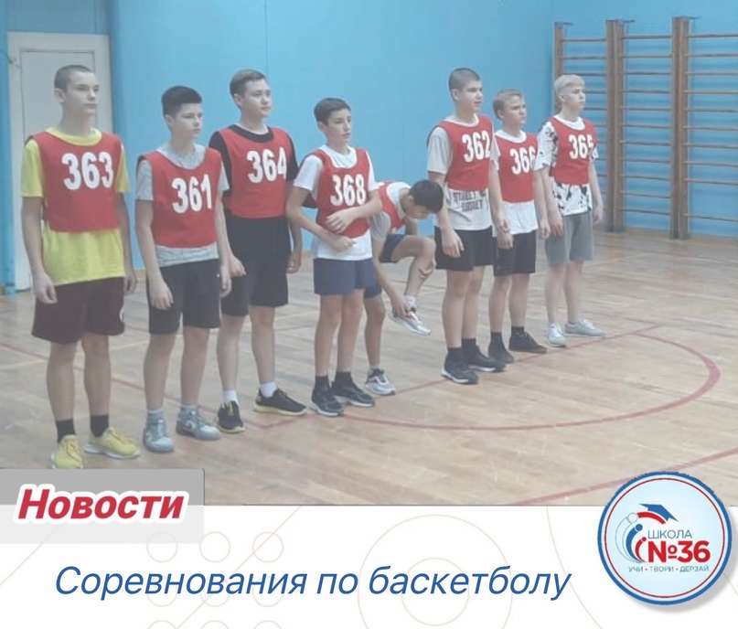 Соревнования по баскетболу.